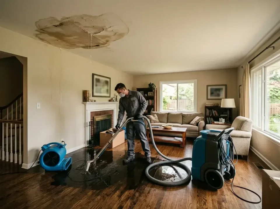 attic-pipe-burst-ceiling-drip-008 — frequently asked questions, Water Damage Restoration & Carpet Care in East Brooklyn, CT